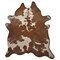 Homeroots 0.25 X 6 X 7 In. Kobe Cowhide Rug Brown & White 293173 - alternate 1